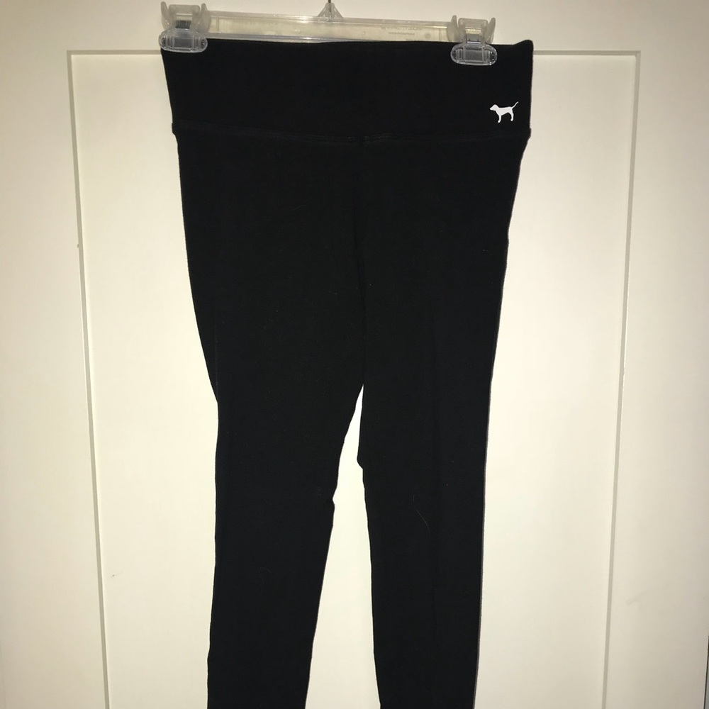 PINK leggings black